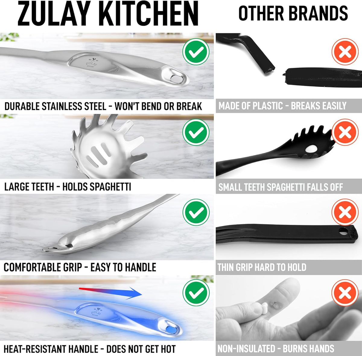 Premium Pasta Spoon