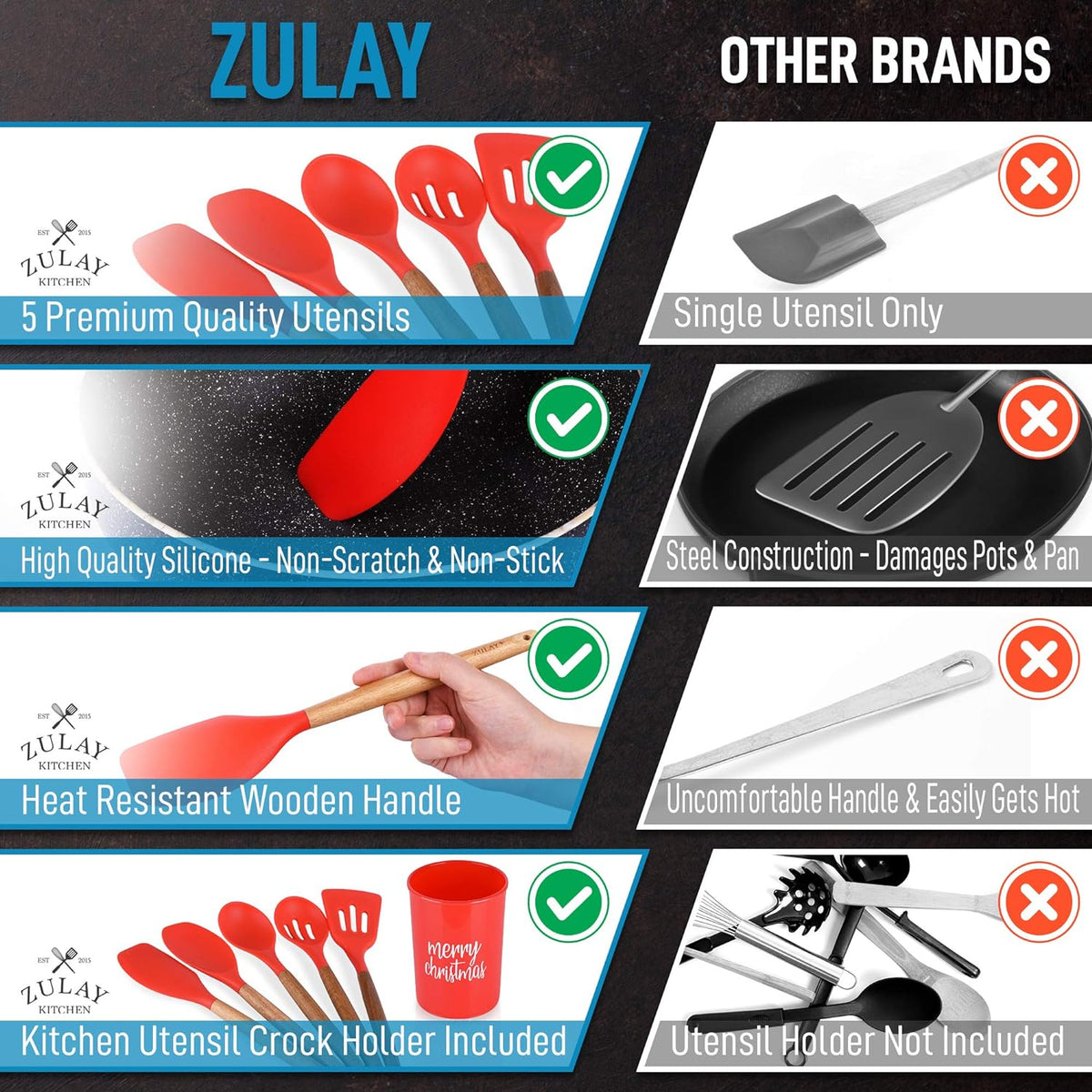 Christmas Spatula Set