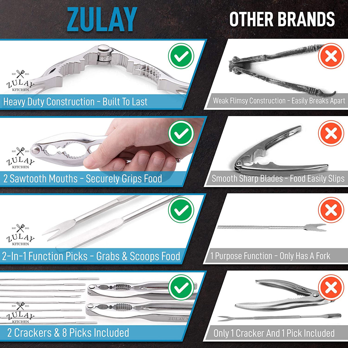 Crab Cracker Tool Set