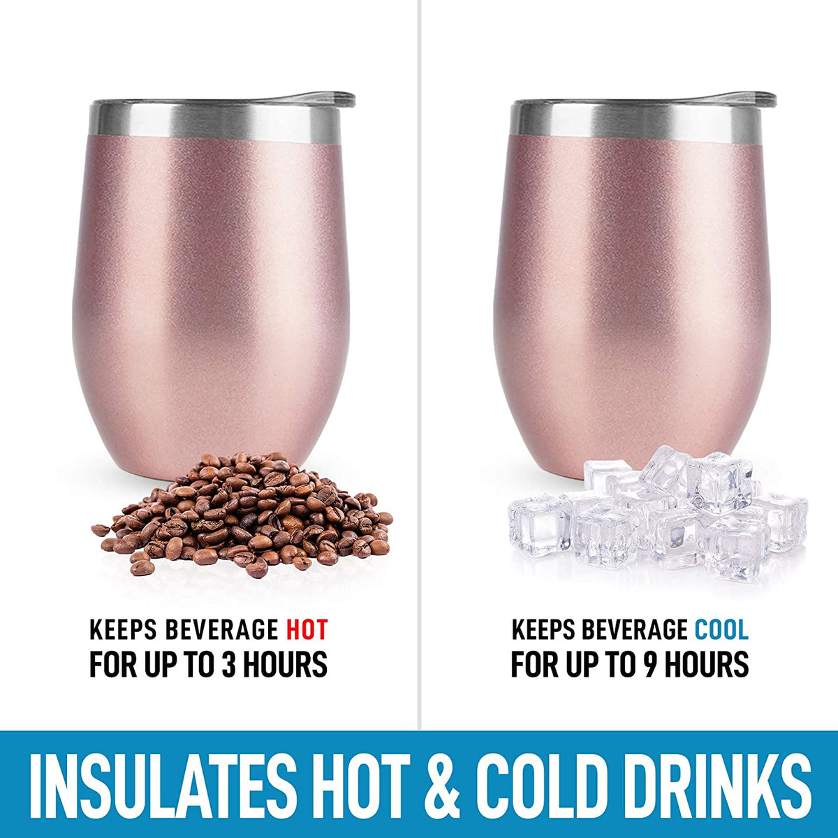 Insulated Wine Tumbler With Lid