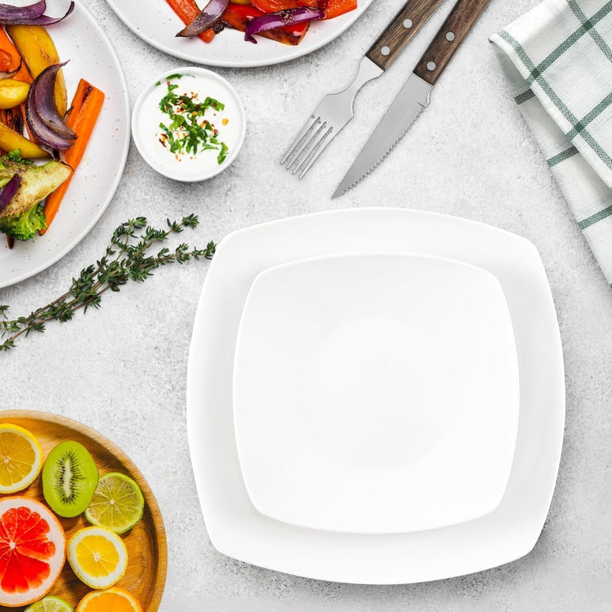 Luna Porcelain Dinnerware Set