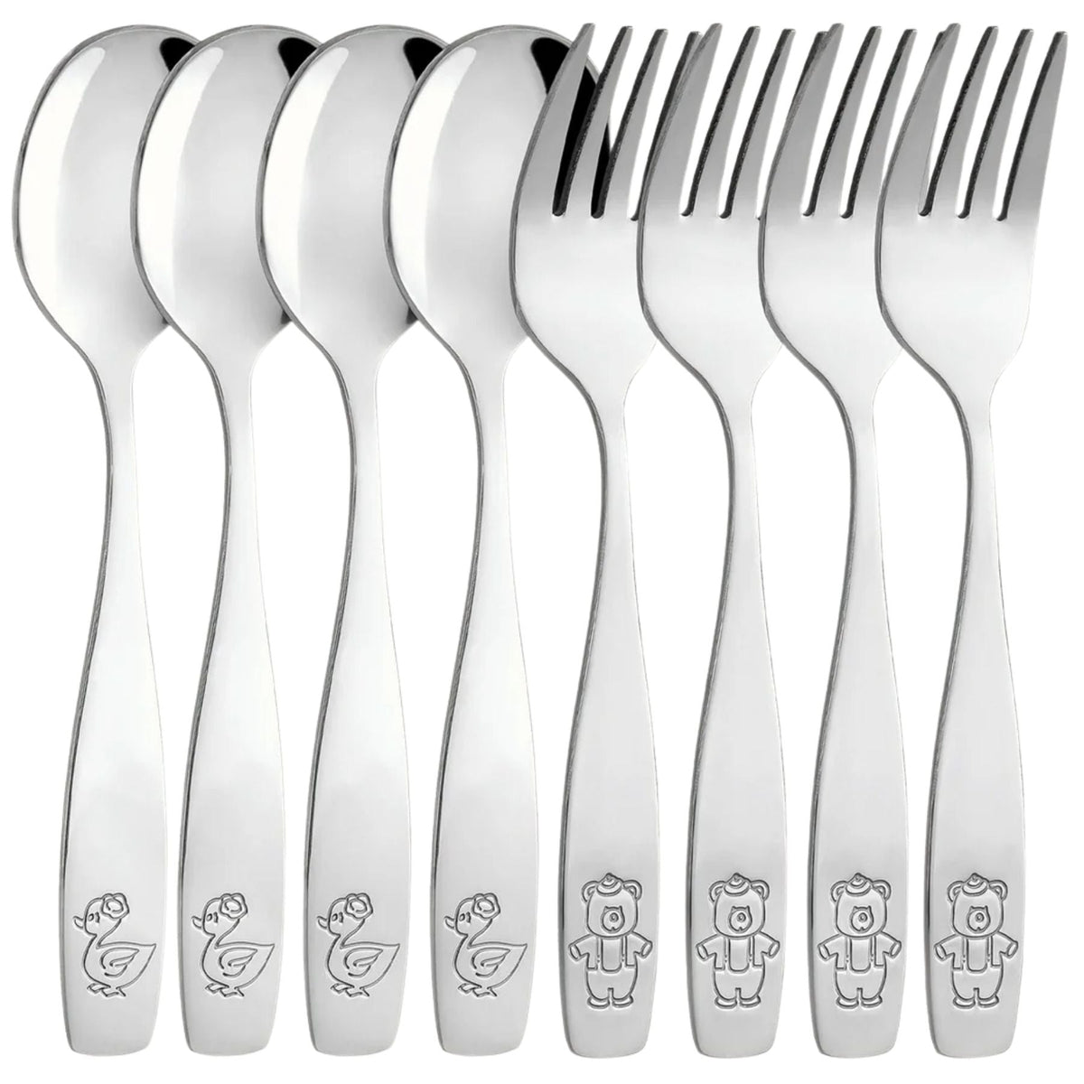 Flatware Set Spoons & Forks for Toddlers