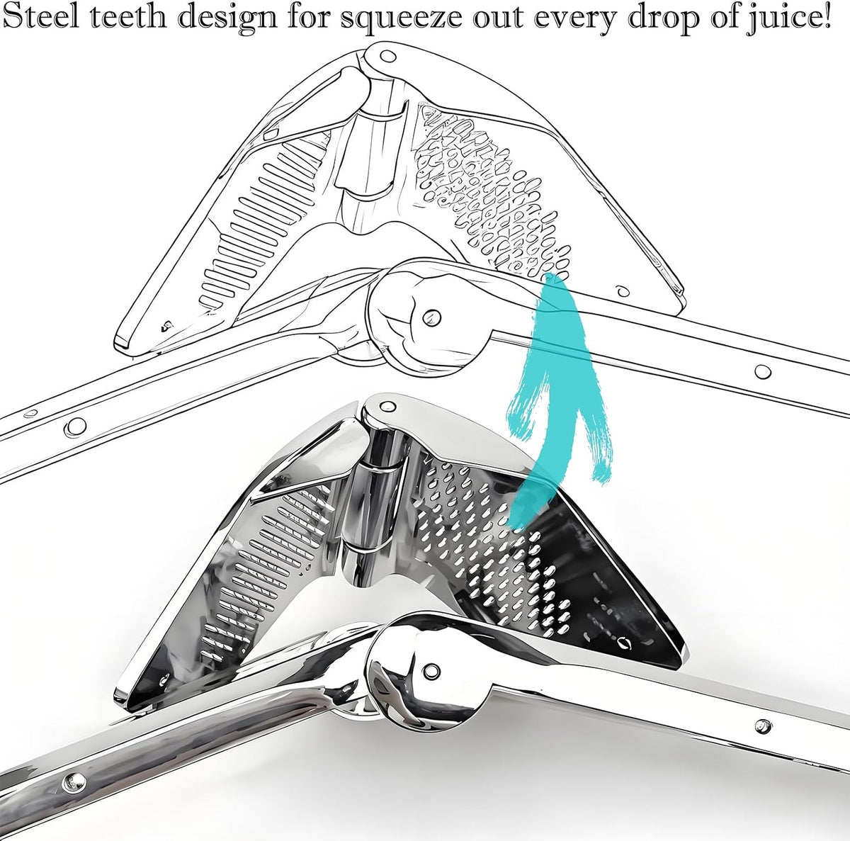 Heavy Duty Stainless Steel Lemon Squeezer