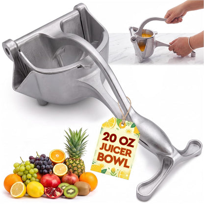 Hand Juicer Squeezer with 20 oz Bowl