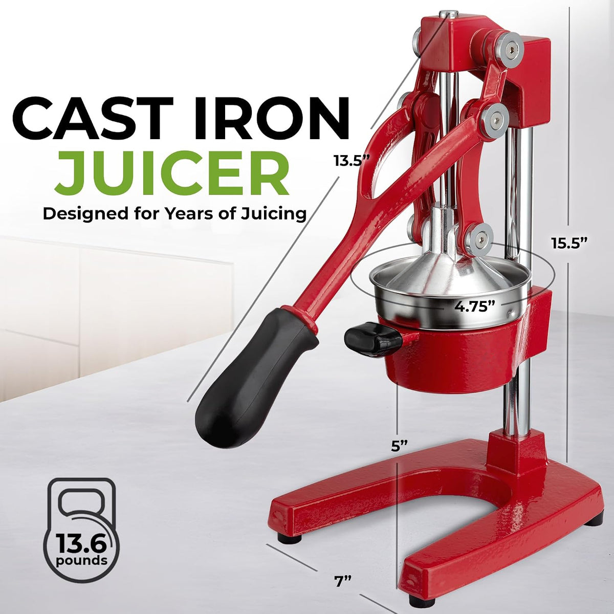 Cast Iron Citrus Press