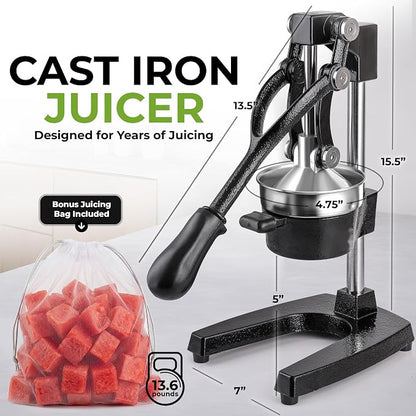 Cast Iron Citrus Press