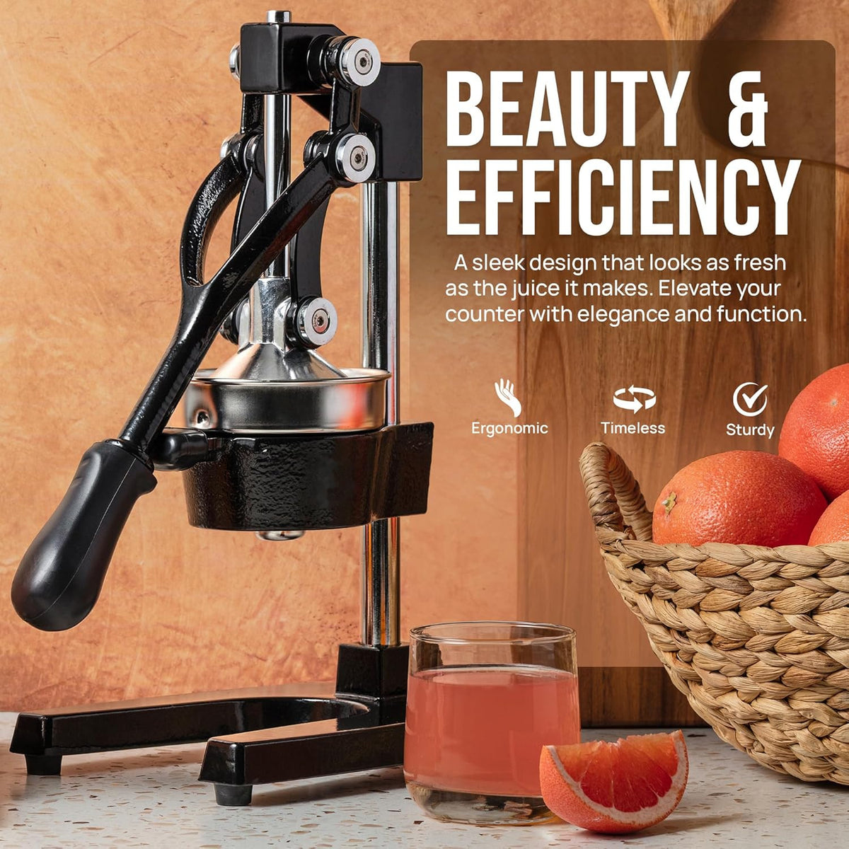 Cast Iron Citrus Press