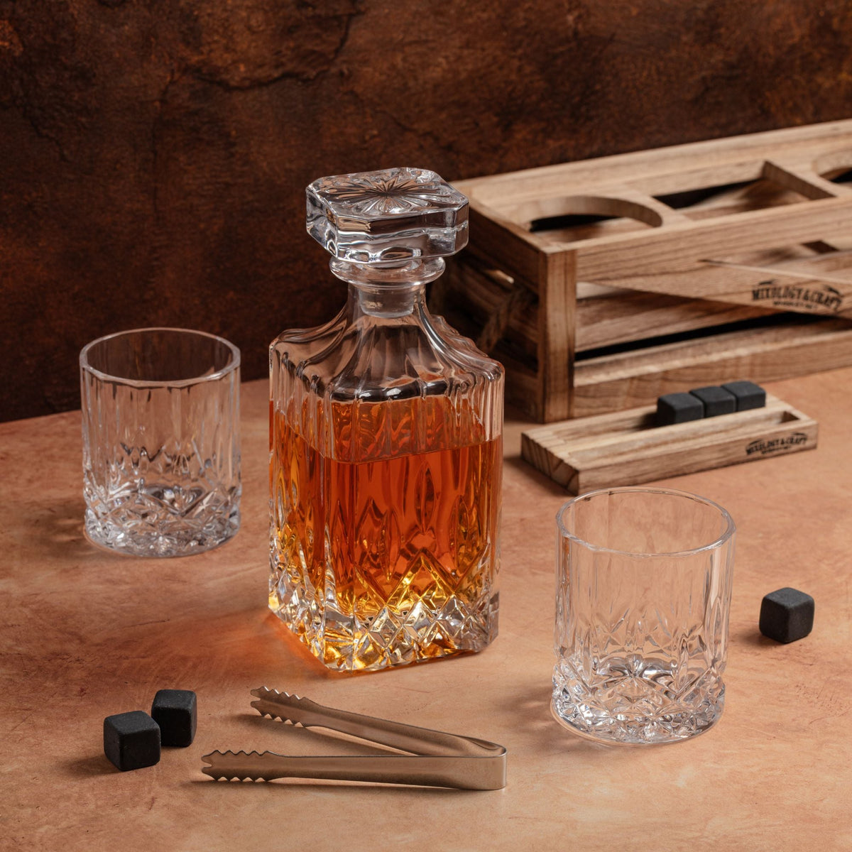 Whiskey Decanter Set | 13-Piece