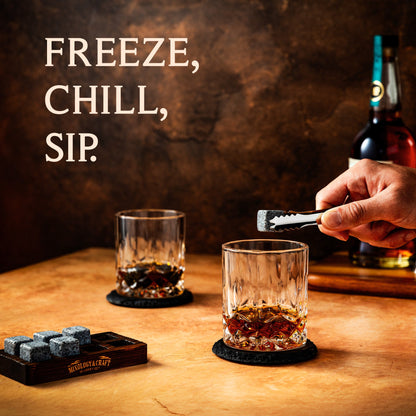 Whiskey Gift Set with Crate | 15-Piece