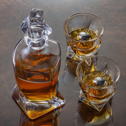Twist Whiskey Decanter Set | 10-Piece