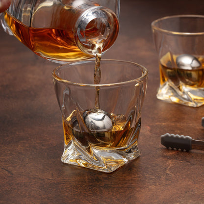 Twist Whiskey Decanter Set | 10-Piece