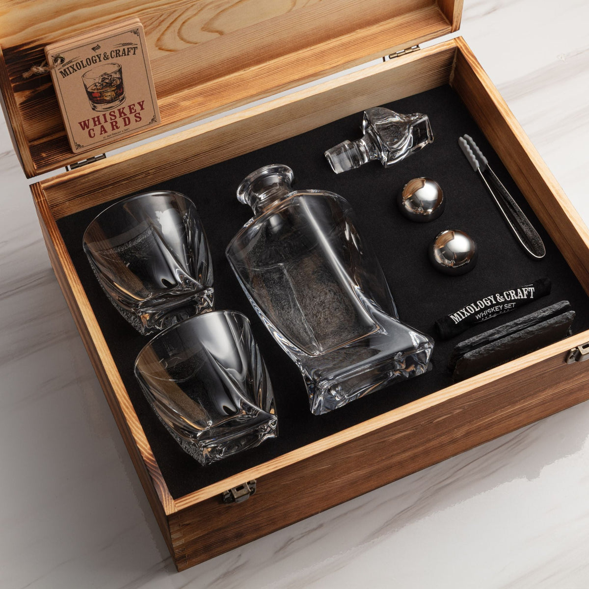 Twist Whiskey Decanter Set | 10-Piece