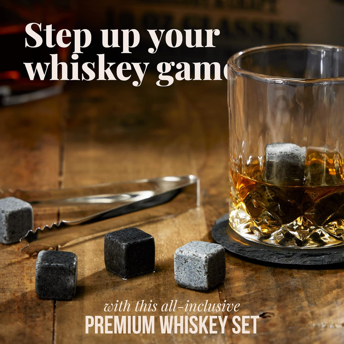 Whiskey Stones Gift Set | 15-Piece