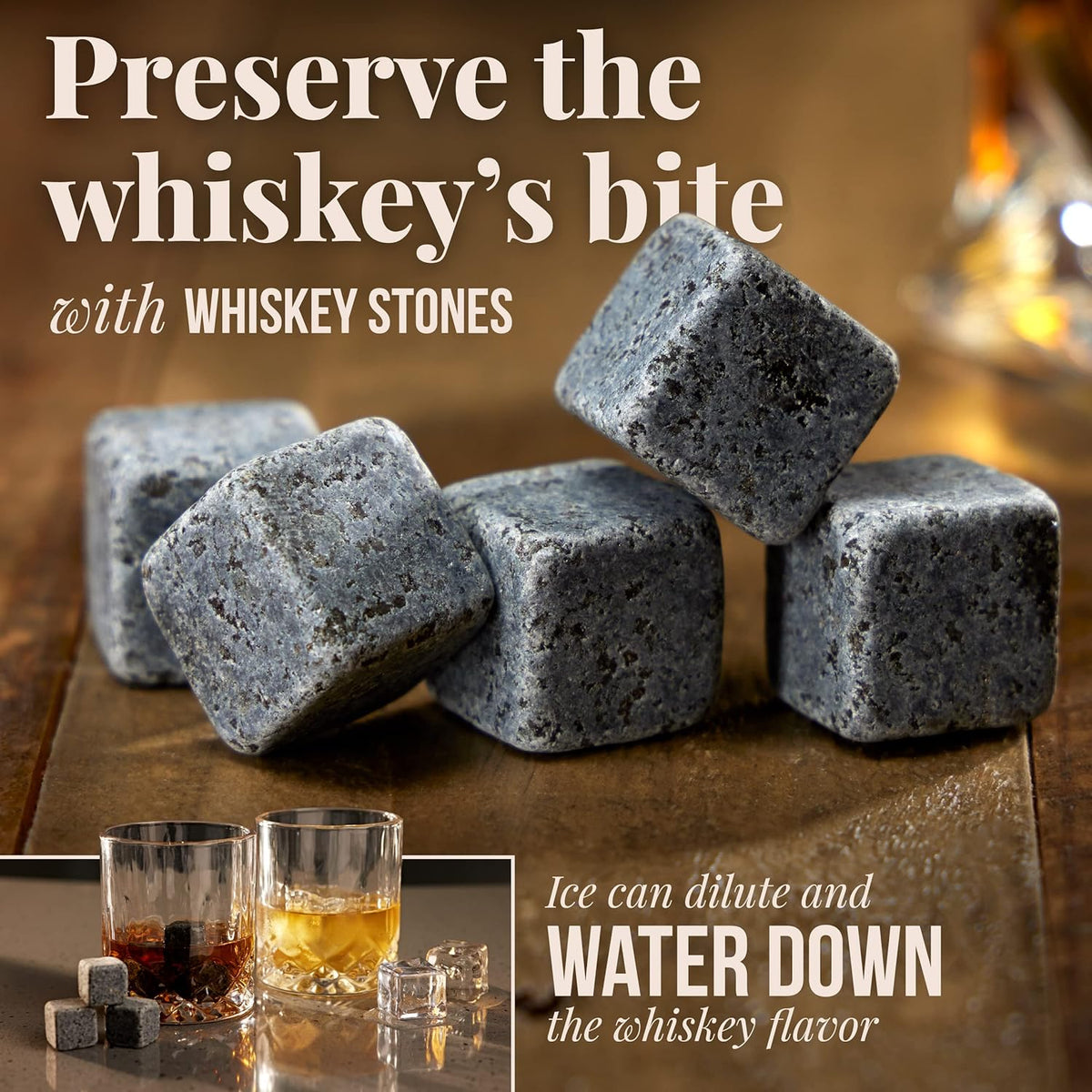 Whiskey Stones Gift Set | 15-Piece