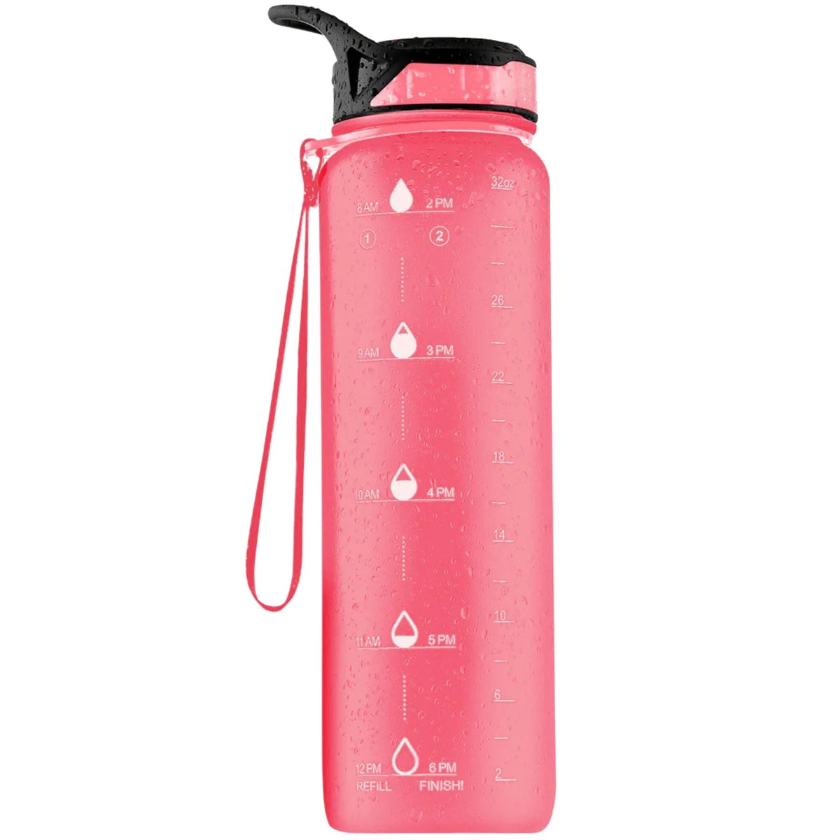 Water Bottle With Time Marker