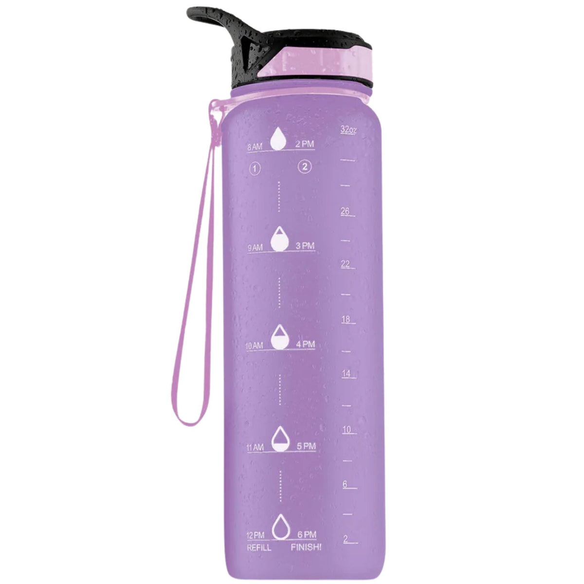 Water Bottle With Time Marker