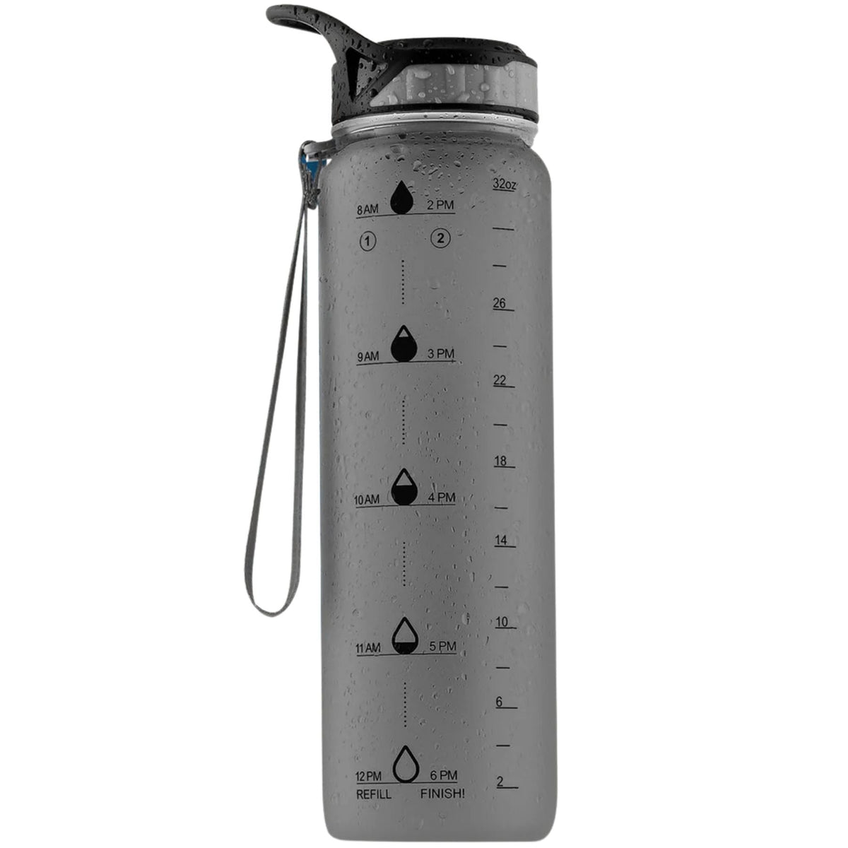 Water Bottle With Time Marker