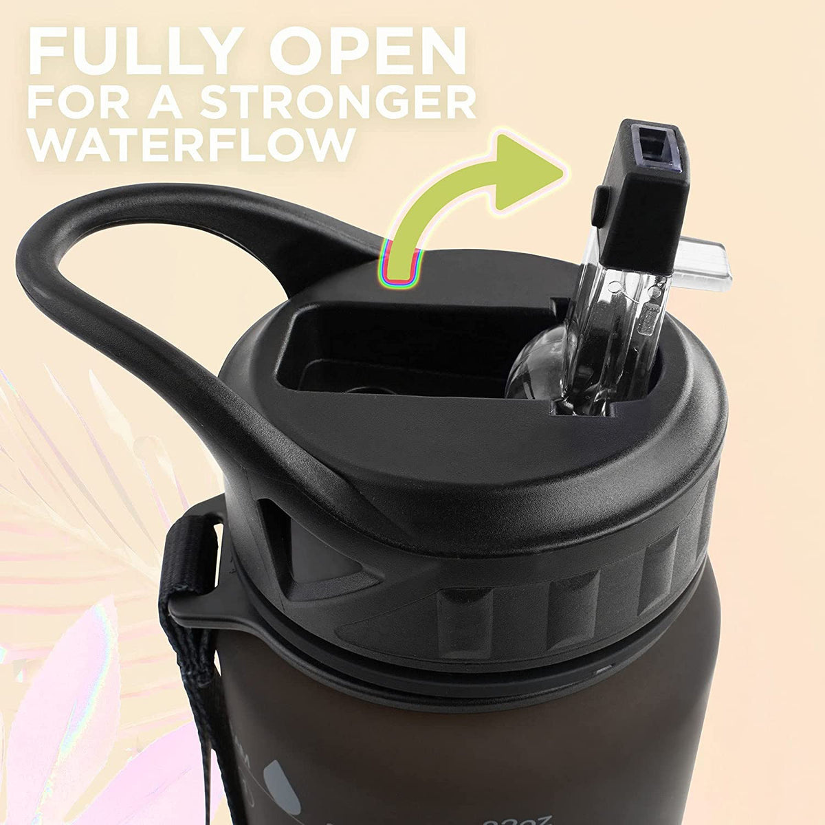 Water Bottle With Time Marker