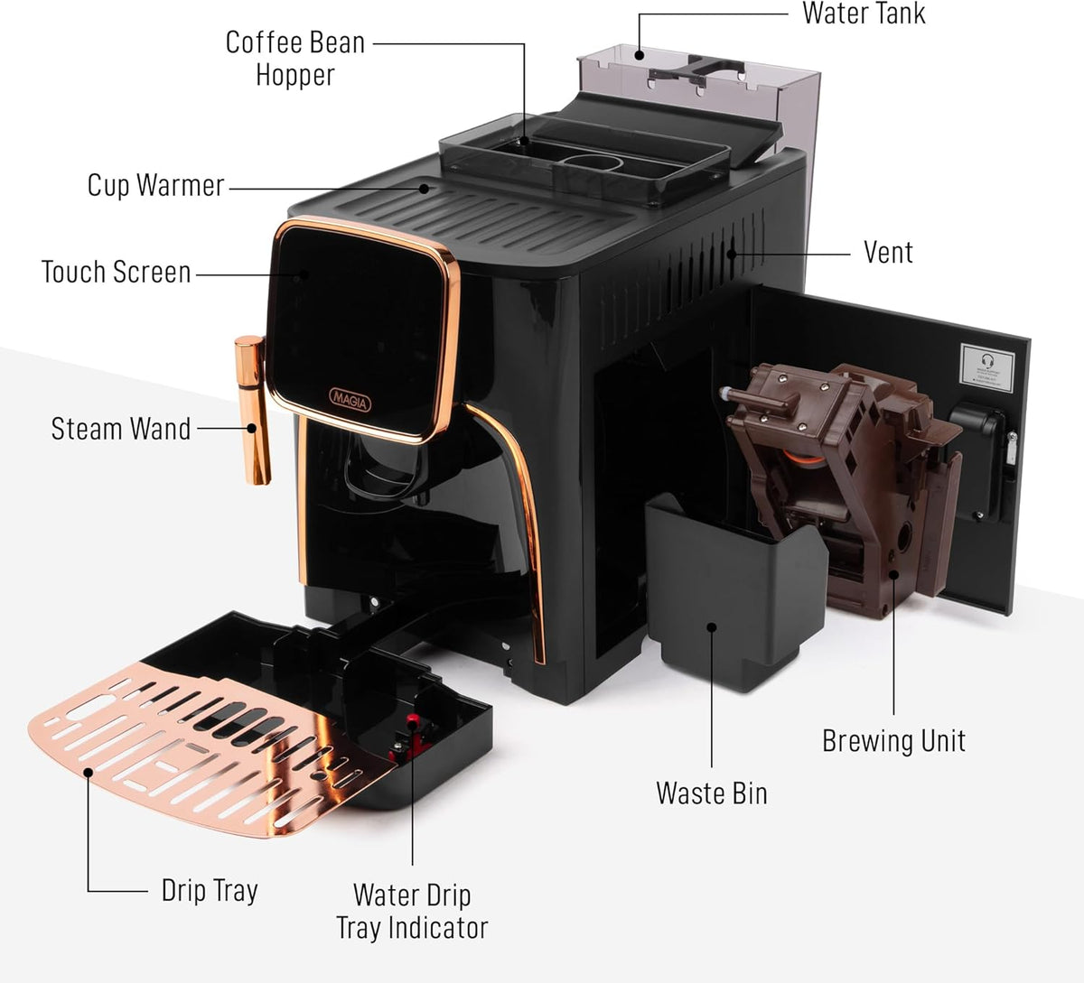 Zulay Magiá Clasica All-in-One Coffee Machine