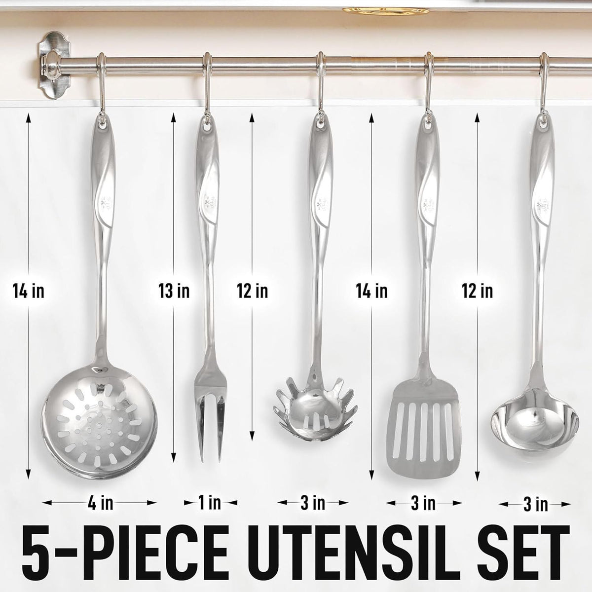 Stainless Steel Cooking Utensil Set