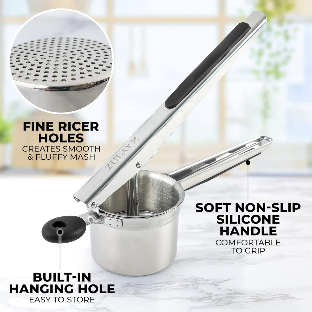 Stainless Steel Potato Ricer