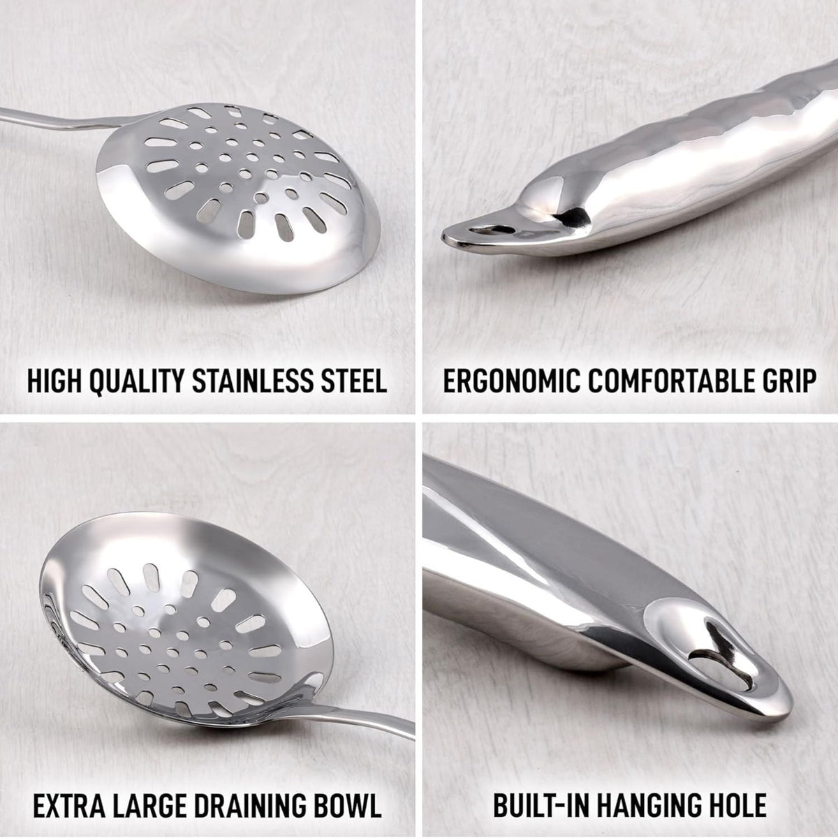 Stainless Steel Skimmer Spoon