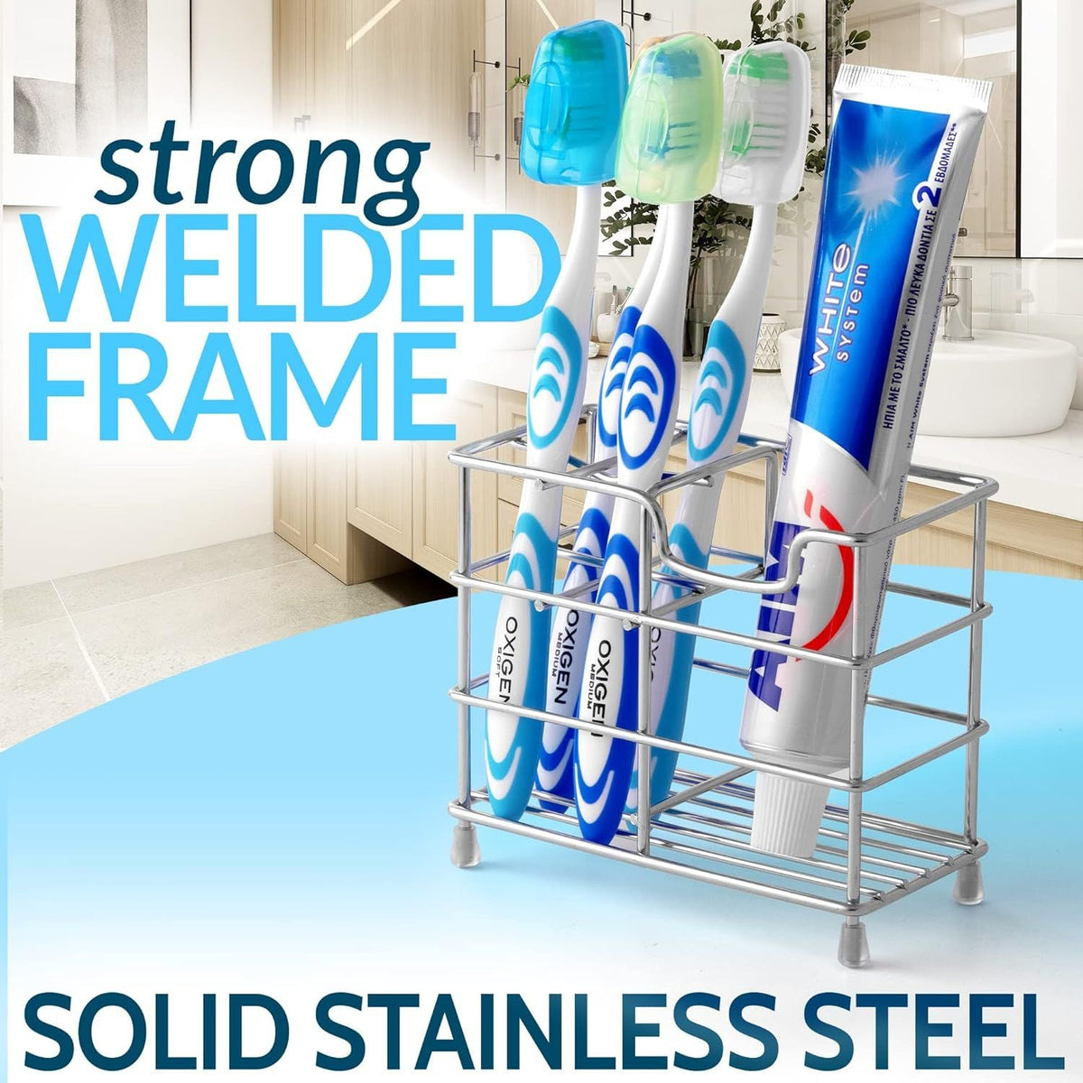 Toothpaste and Toothbrush Holder