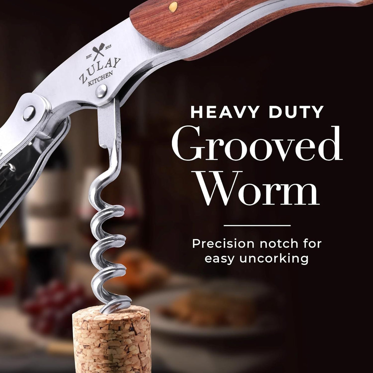 Waiter’s Corkscrew Bottle Opener