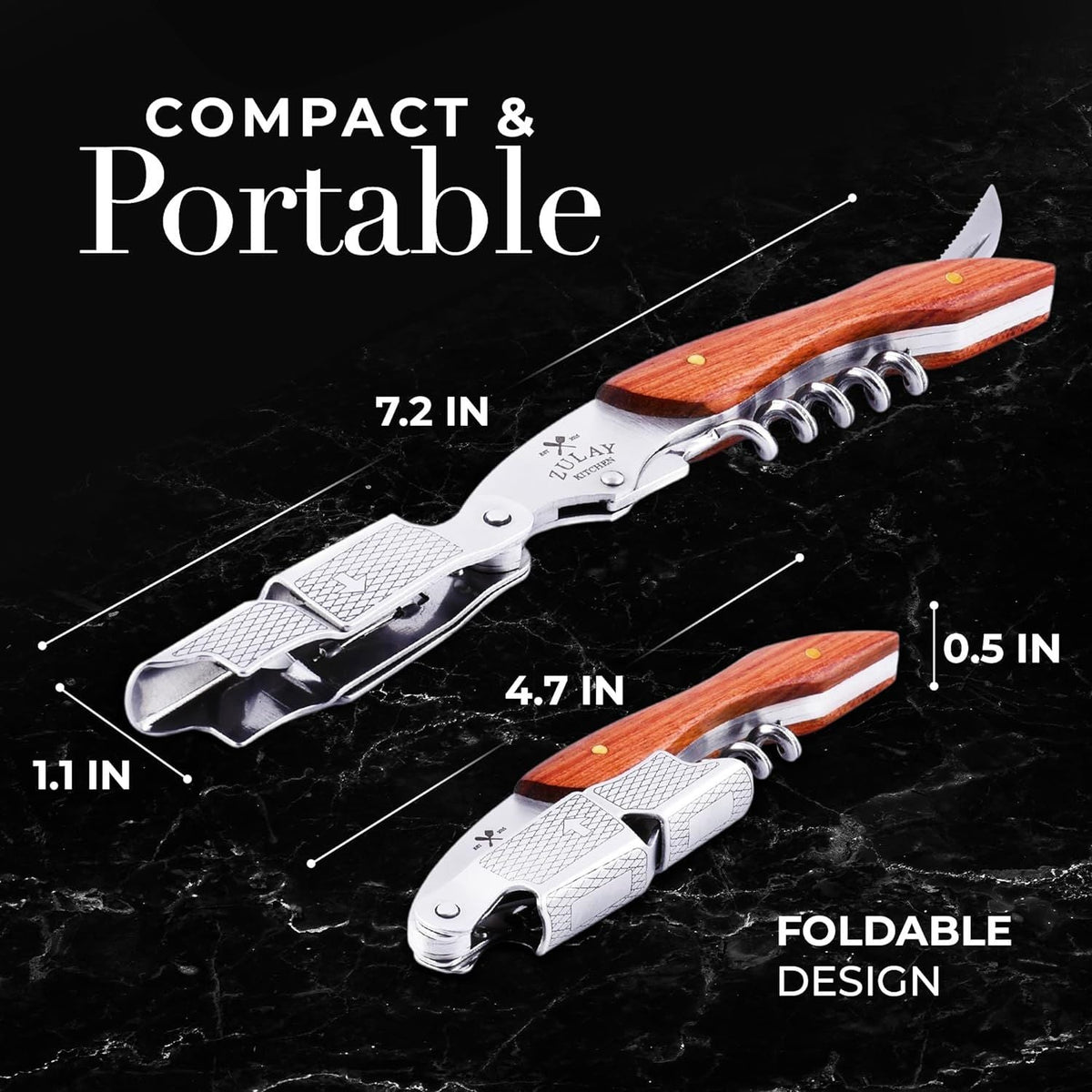 Waiter’s Corkscrew Bottle Opener