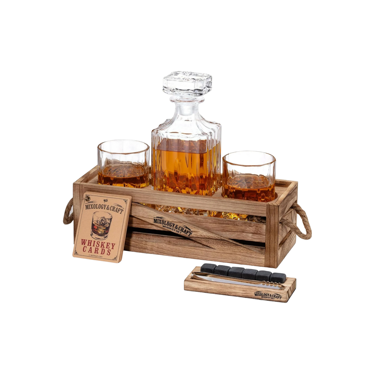 Whiskey Decanter Set | 13-Piece