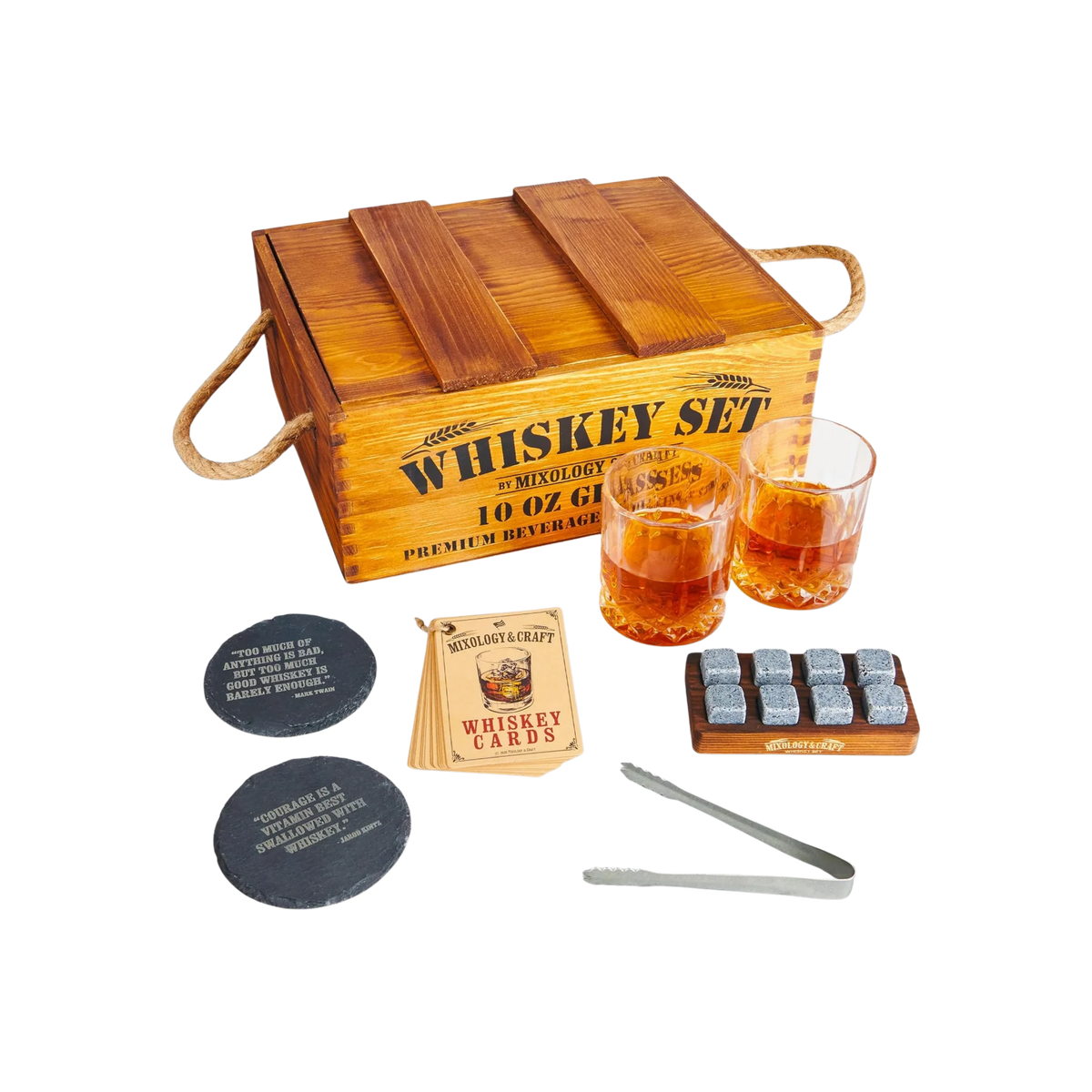 Whiskey Stones Gift Set | 15-Piece