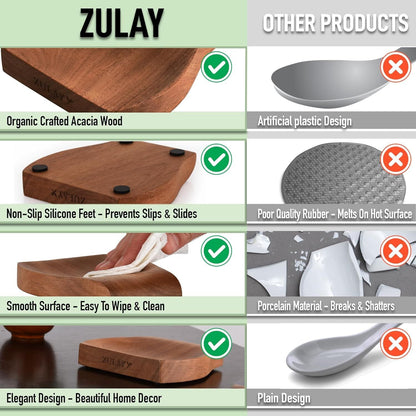 Wooden Spoon Rest