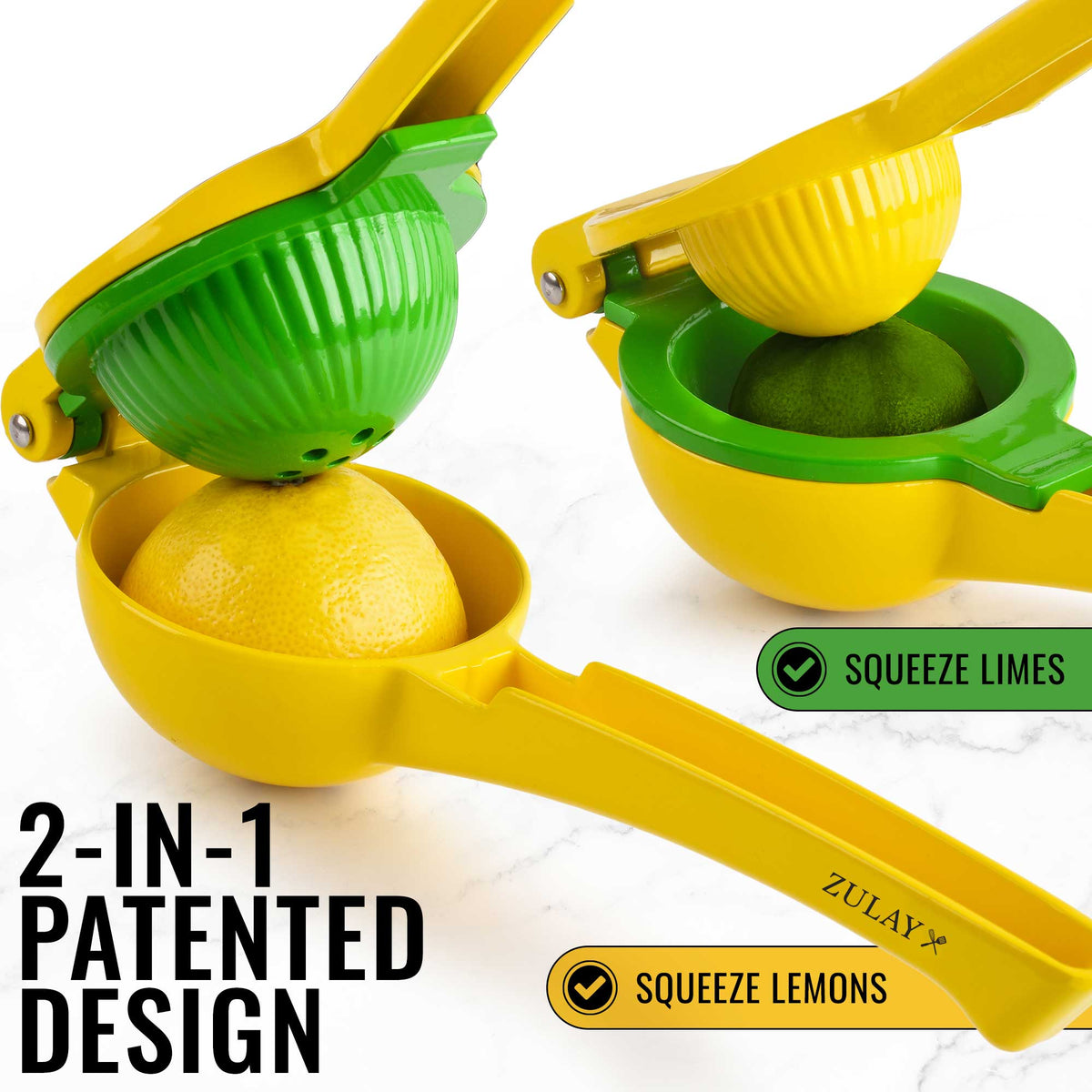 Zulay Kitchen 2-in-1 Lemon Squeezer