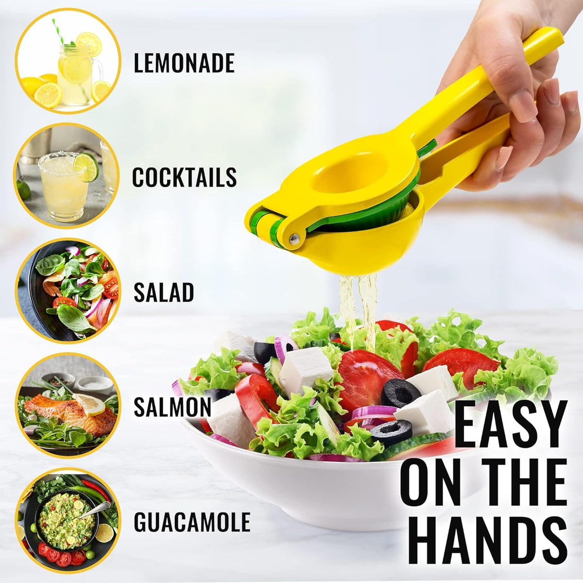 Zulay Kitchen 2-in-1 Lemon Squeezer