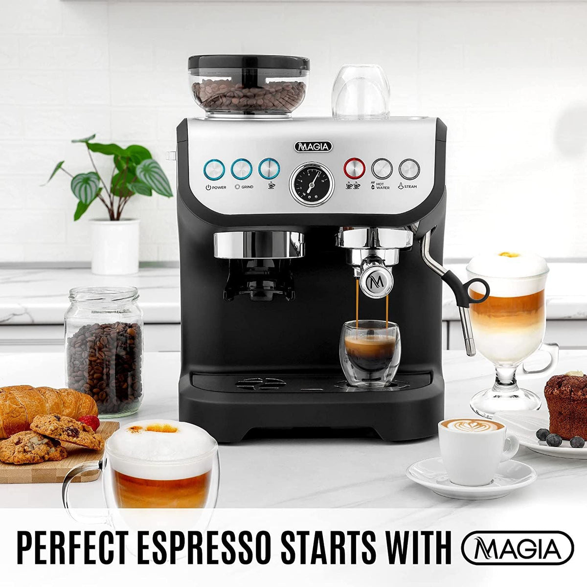 Zulay Magiá Manual Espresso Machine