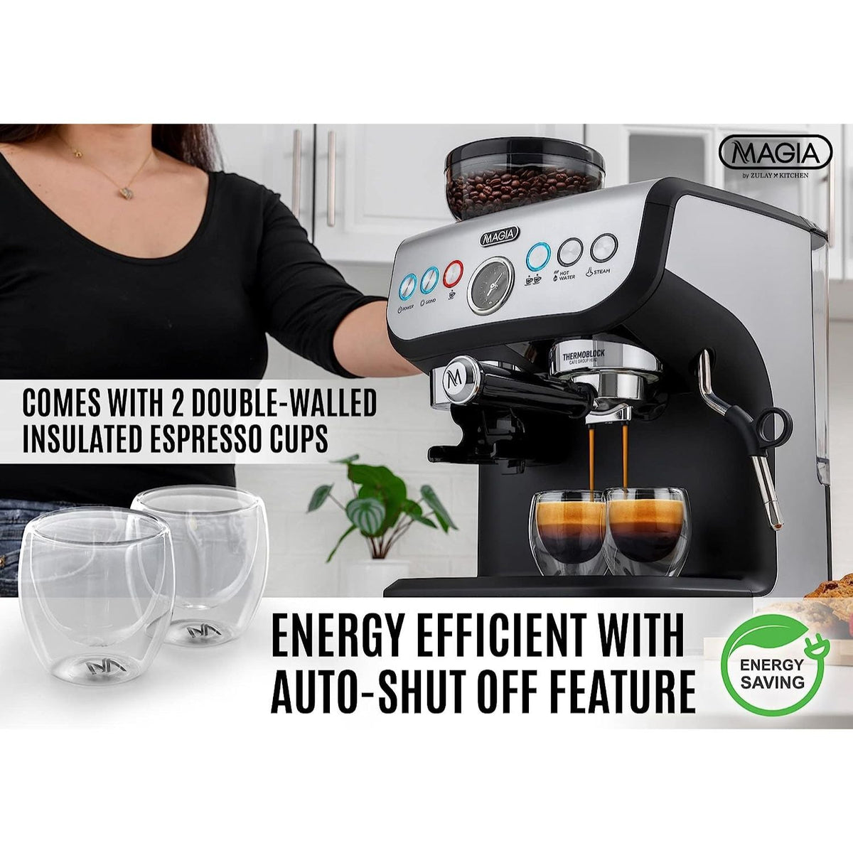 Zulay Magiá Manual Espresso Machine