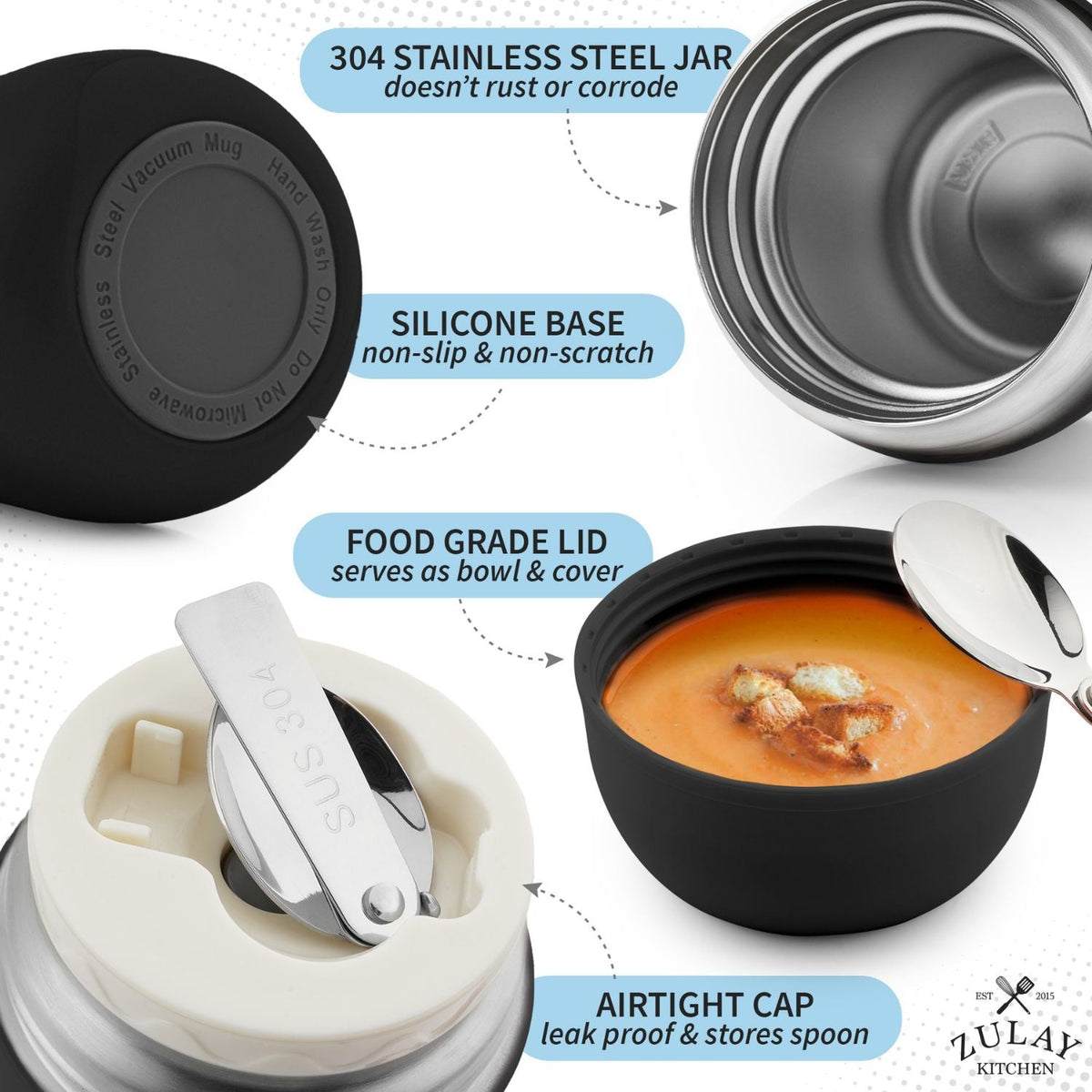 Vacuum Insulated Lunch Container