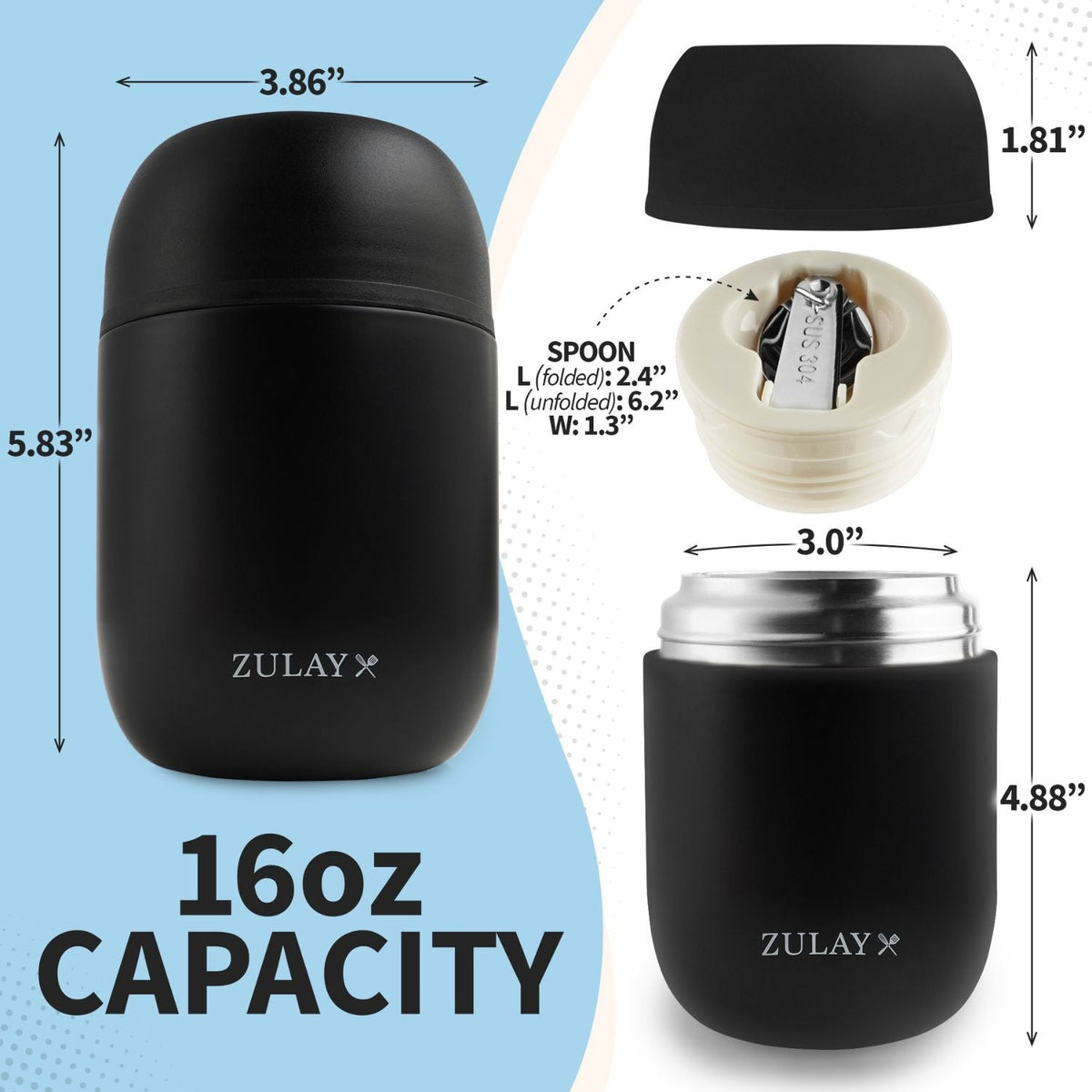 Vacuum Insulated Lunch Container
