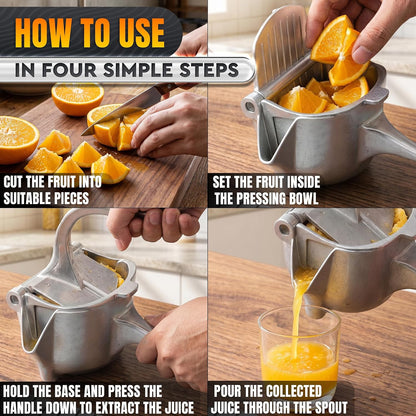 Hand Juicer Squeezer with 20 oz Bowl